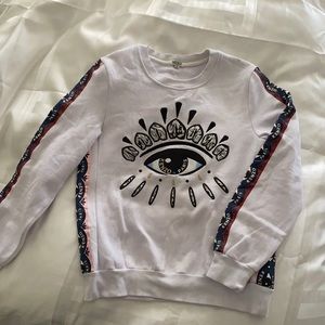 Kenzo Eye Sweatshirt White